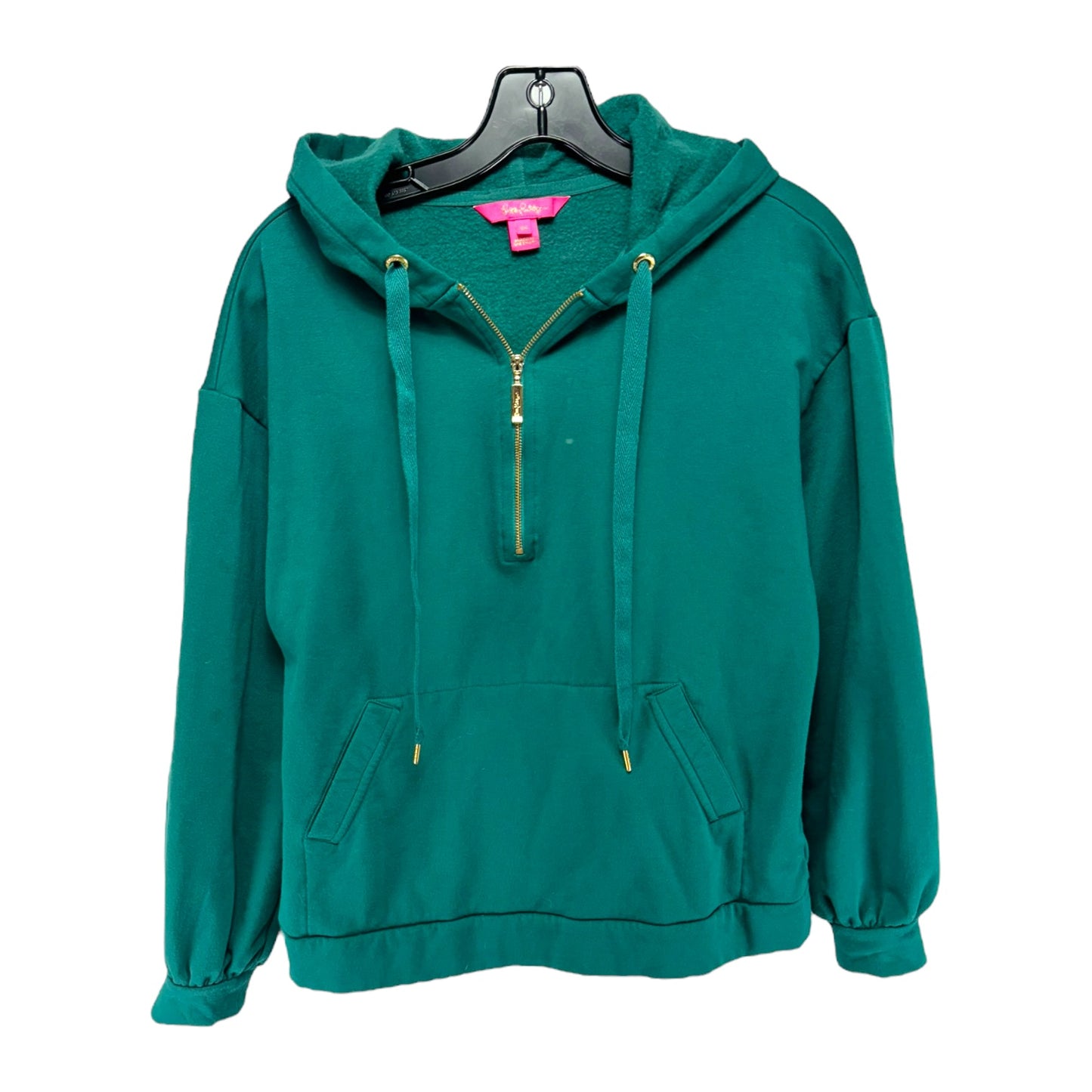 Siri Hoodie Sweatshirt Designer By Lilly Pulitzer In Green, Size: XS