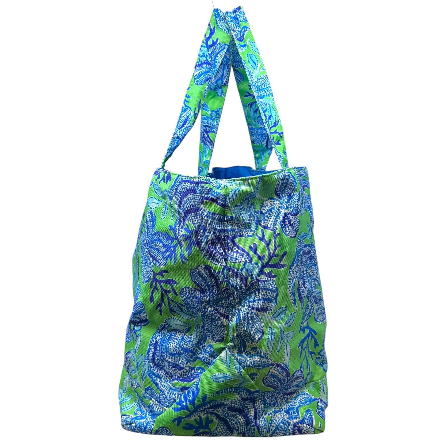 GWP Tote Designer By Lilly Pulitzer In Keepin It Reel Cabana Green, Size: Large