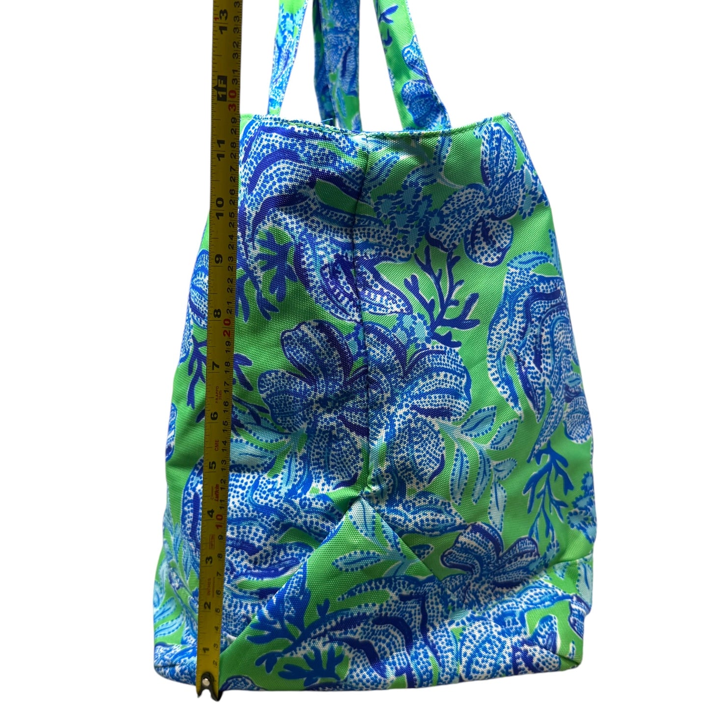 GWP Tote Designer By Lilly Pulitzer In Keepin It Reel Cabana Green, Size: Large