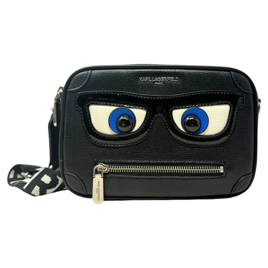 Maybelle Camera Crossbody Designer By Karl Lagerfeld, Size: Medium