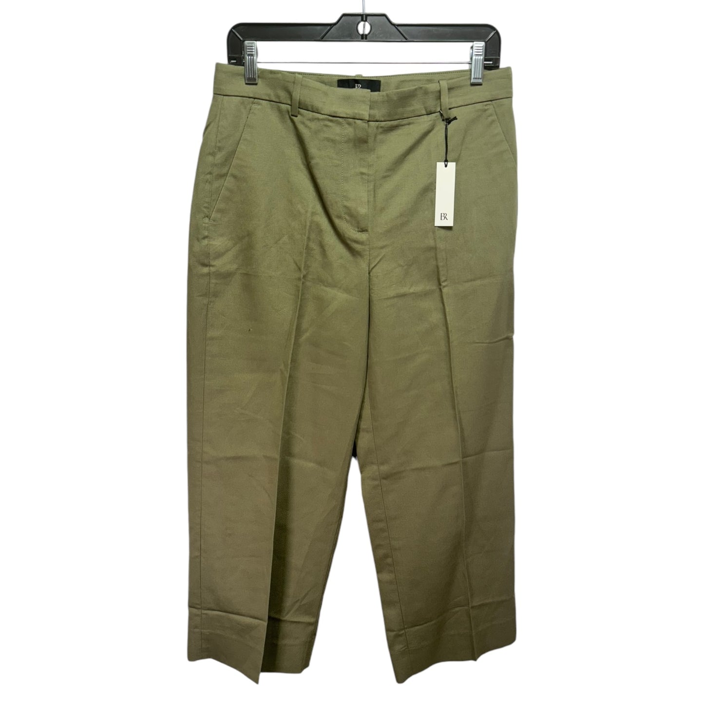 Pants Cropped By Banana Republic In Green, Size: 8 P