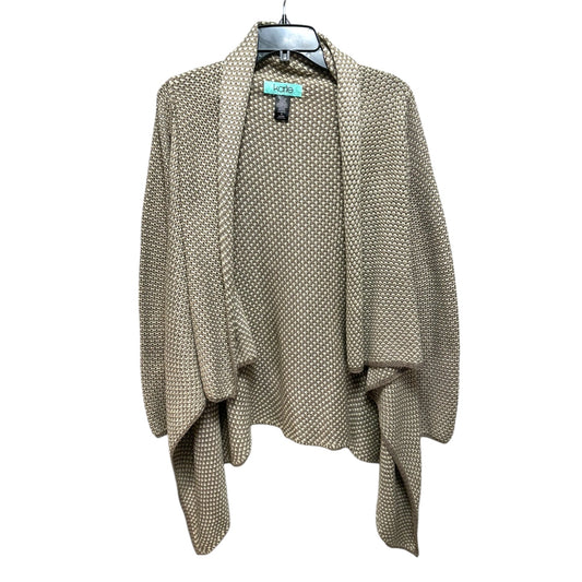 Sweater Cardigan By Karlie In Taupe, Size: S