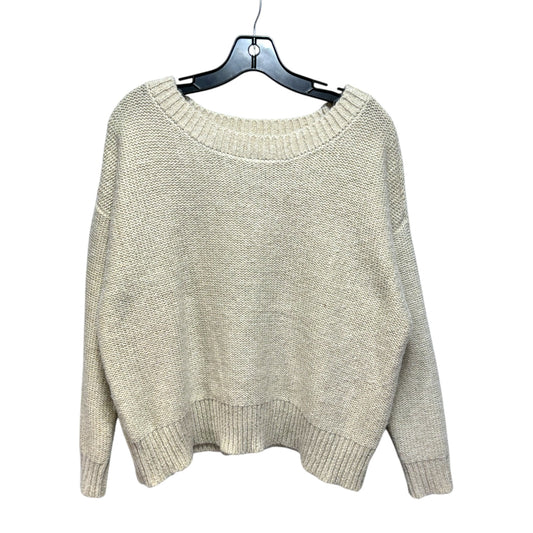 Metallic Sweater By Alex Marie In Gold, Size: L