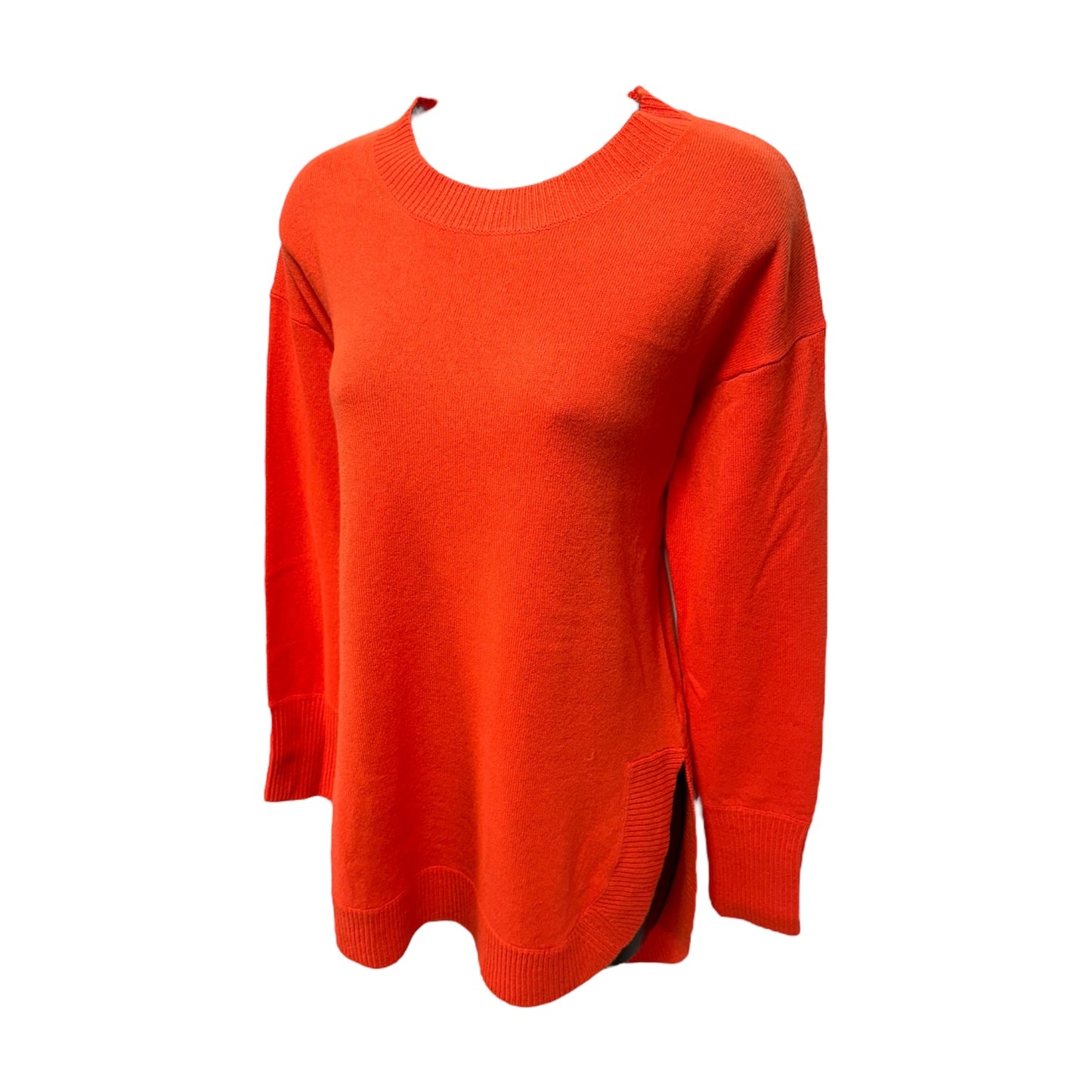 Italian Cashmere Tunic Sweater By J. Crew Collection In Orange, Size: XS