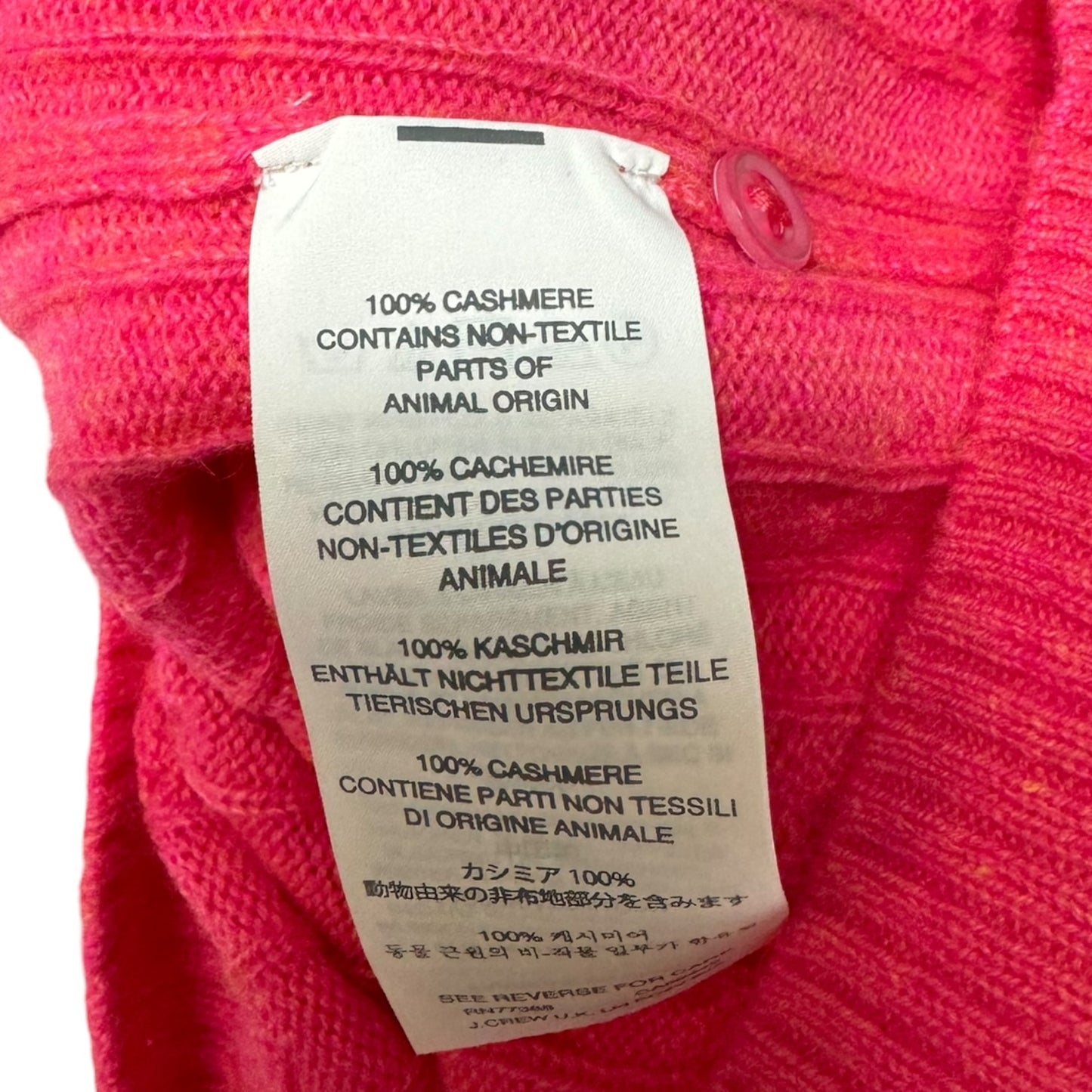 Cashmere Cable Knit Pullover Sweater By J. Crew Collection In Pink, Size: S