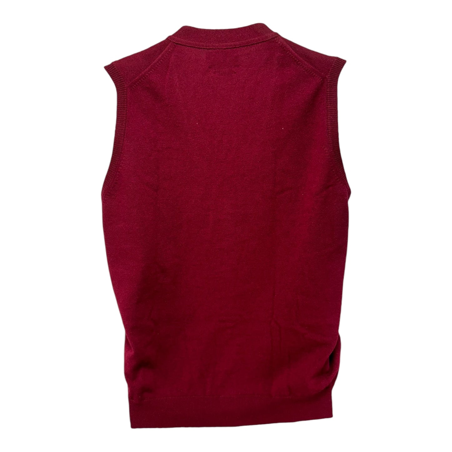 Sweater Vest Cashmere By McCulley’s In Red, Size: L