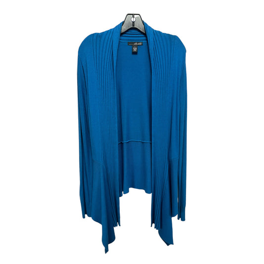 Sweater Cardigan By Willi Smith In Teal, Size: L