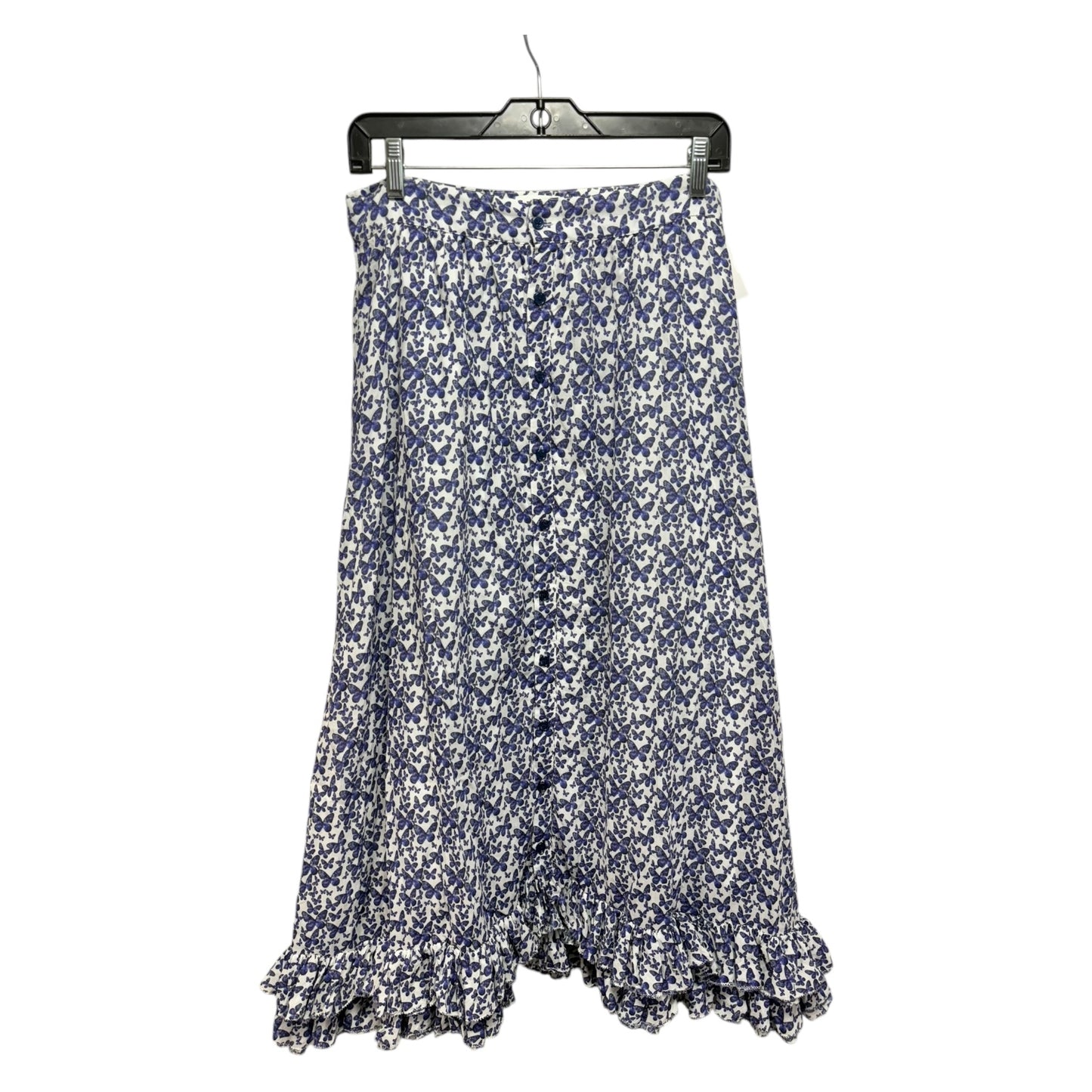 Butterfly Button Down Skirt Maxi By Sunday In Purple, Size: M