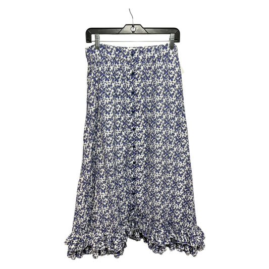 Butterfly Button Down Skirt Maxi By Sunday In Purple, Size: M