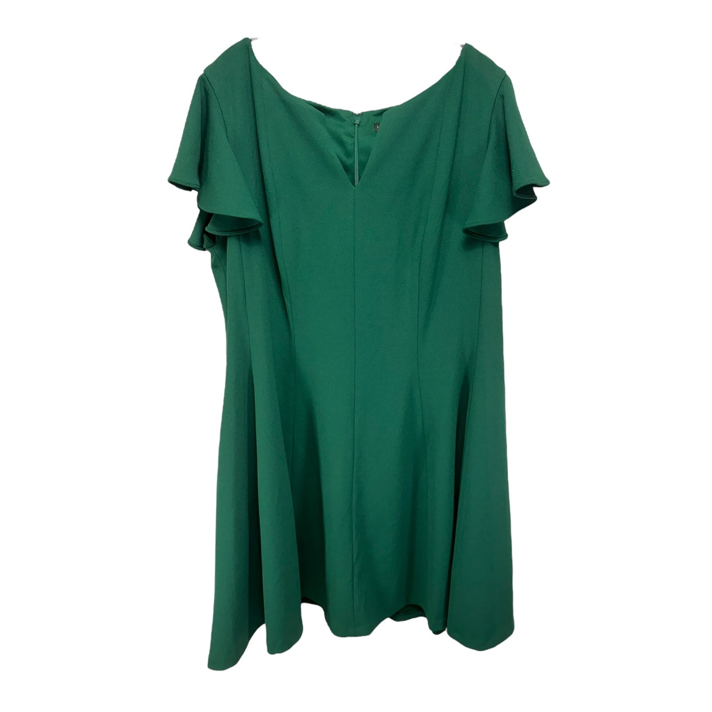 Dress Casual Short By Lane Bryant In Green, Size: 18