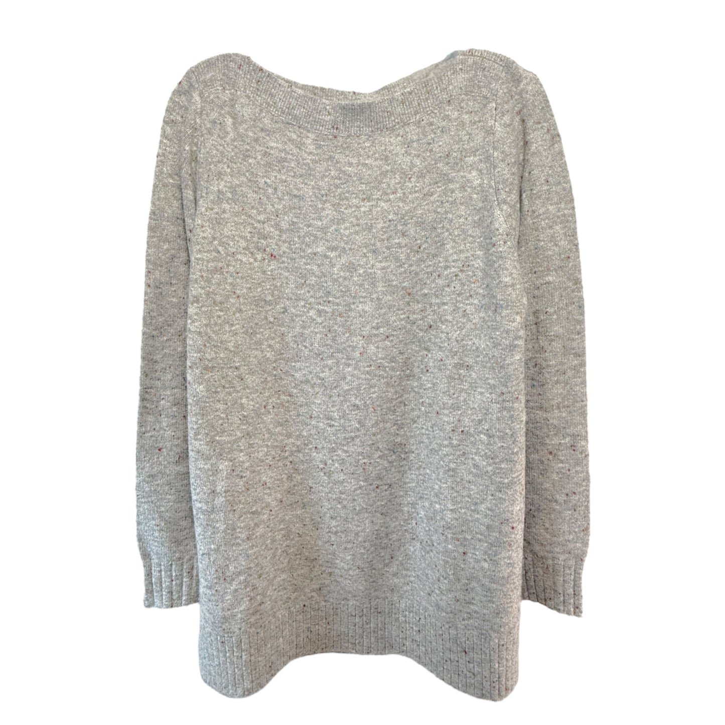 Sweater By Loft In Grey, Size: L