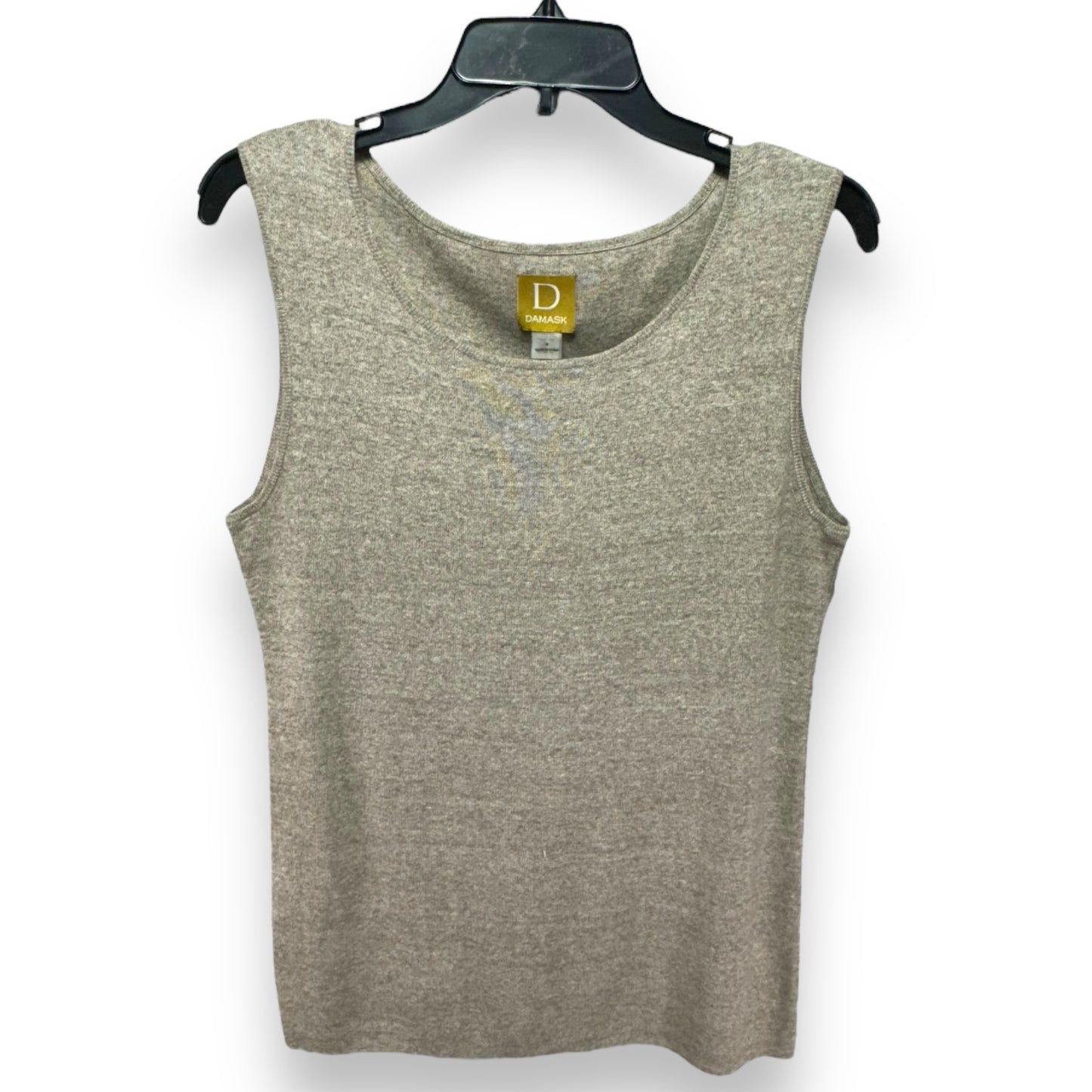 Top Sleeveless By damask In Taupe, Size: M