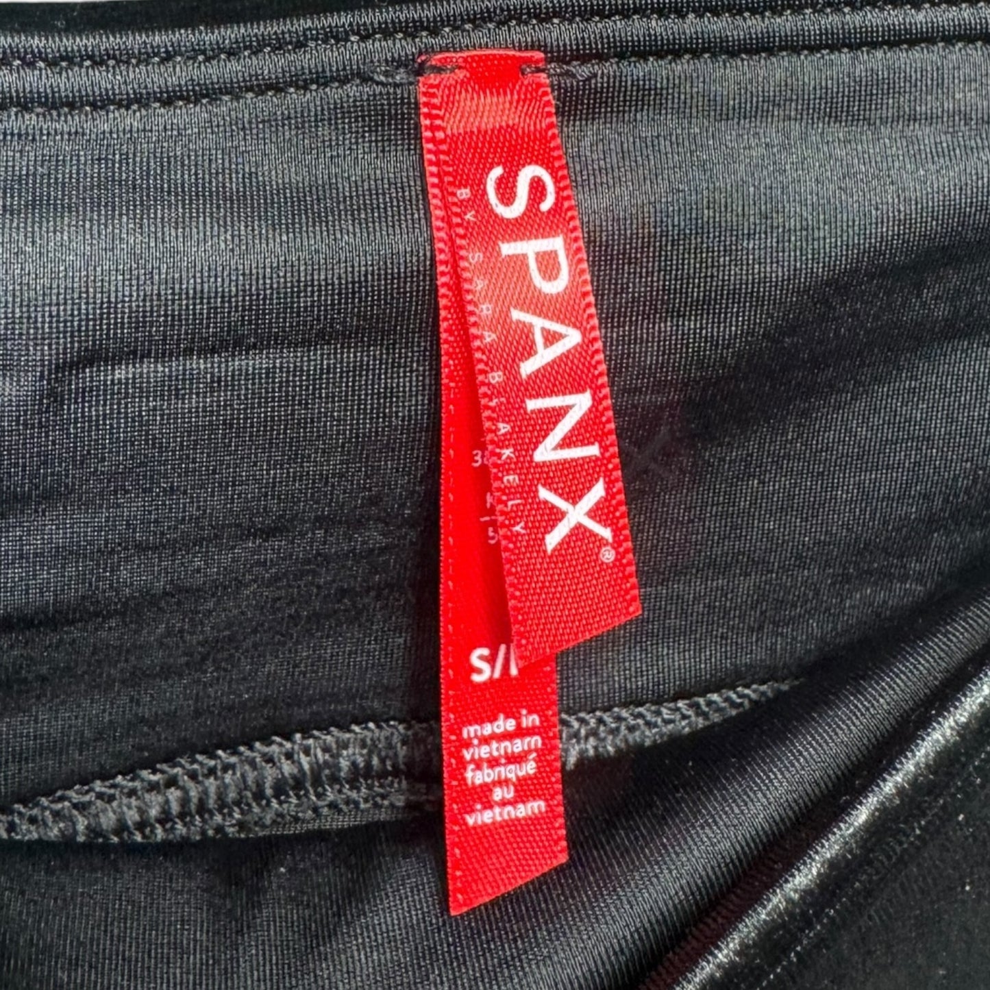 Velvet Pants Leggings By Spanx In Black, Size: S