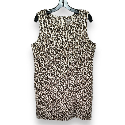 Dress Casual Short By Chicos In Animal Print, Size: Xl