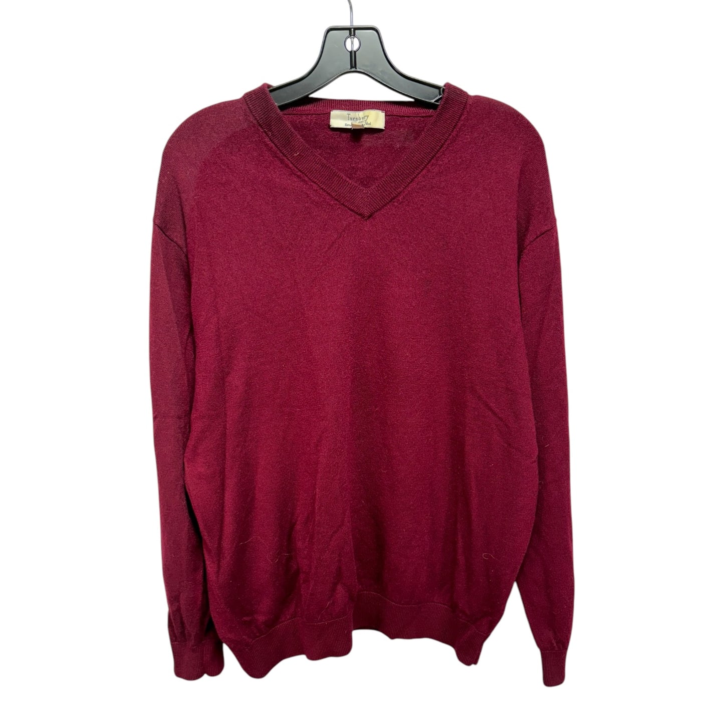 Merino Wool Sweater By Turnbury In Red, Size: Xl