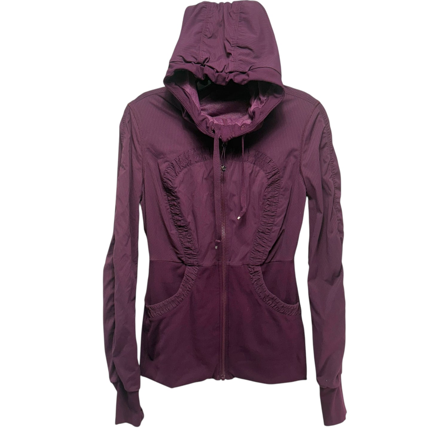 Dance Studio Jacket By Lululemon In Cassis/Heathered Cassis, Size: S