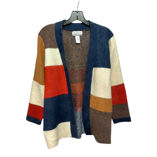 Sweater Cardigan By Alfred Dunner In Multi-colored, Size: Mp