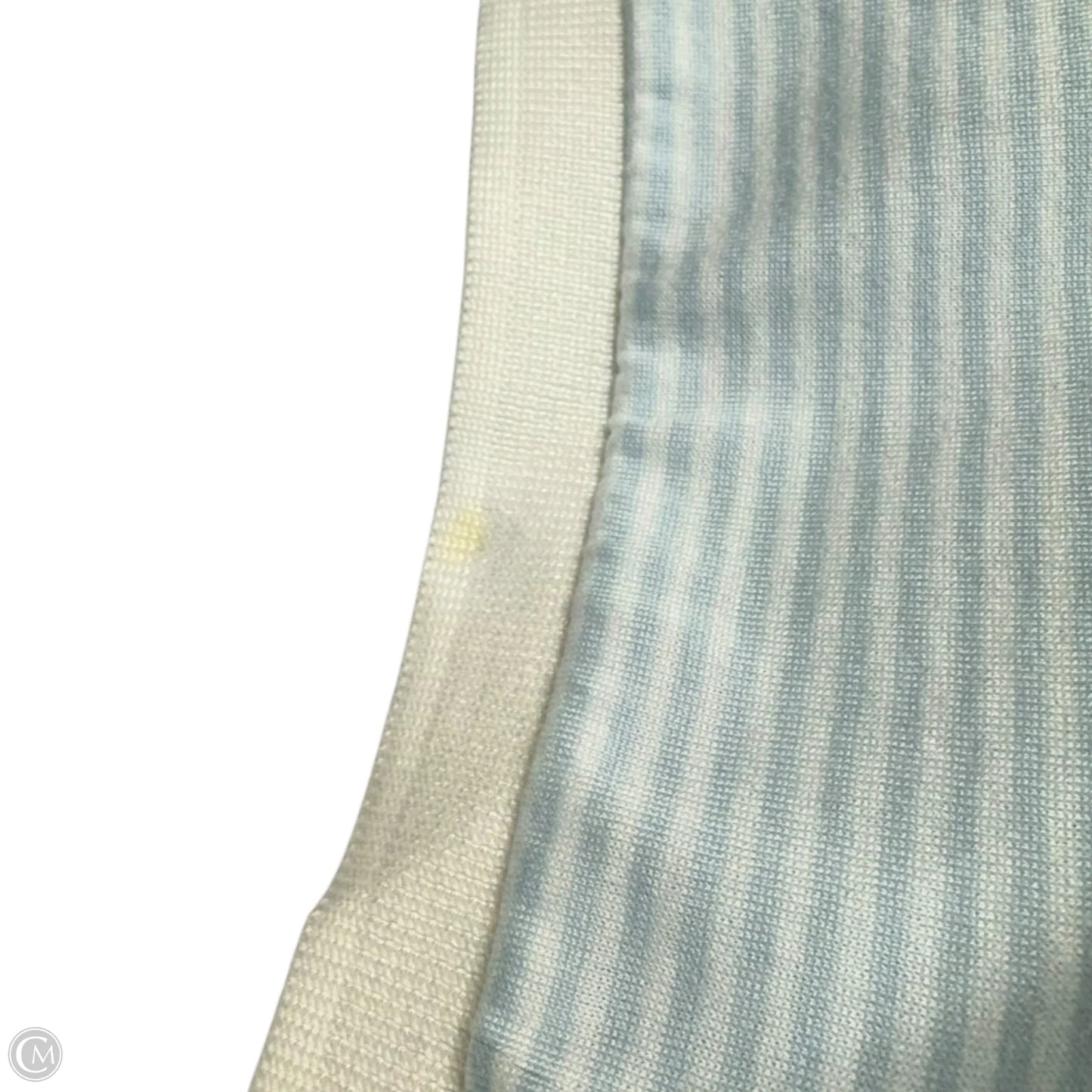 Top Short Sleeve By Ralph Lauren Blue Label In Striped Pattern, Size: M