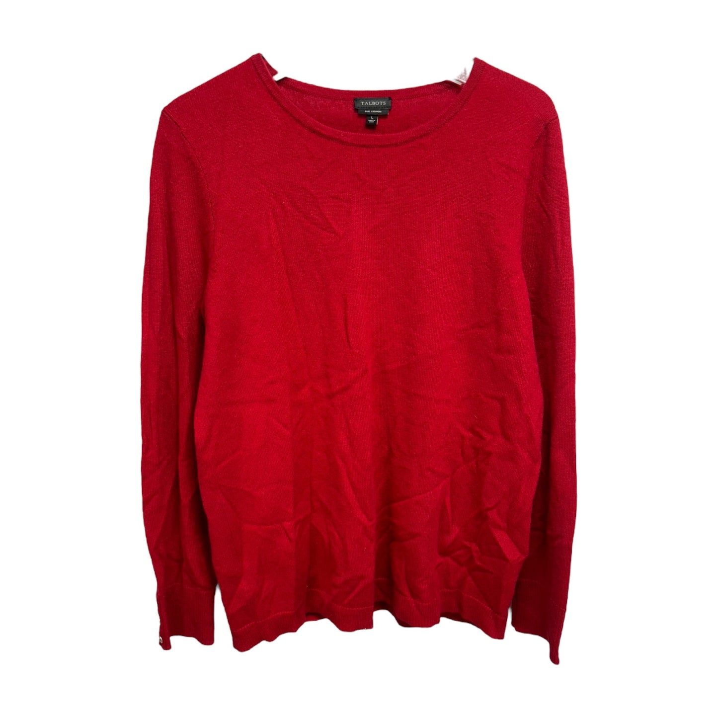 Sweater Cashmere By Talbots In Red, Size: L