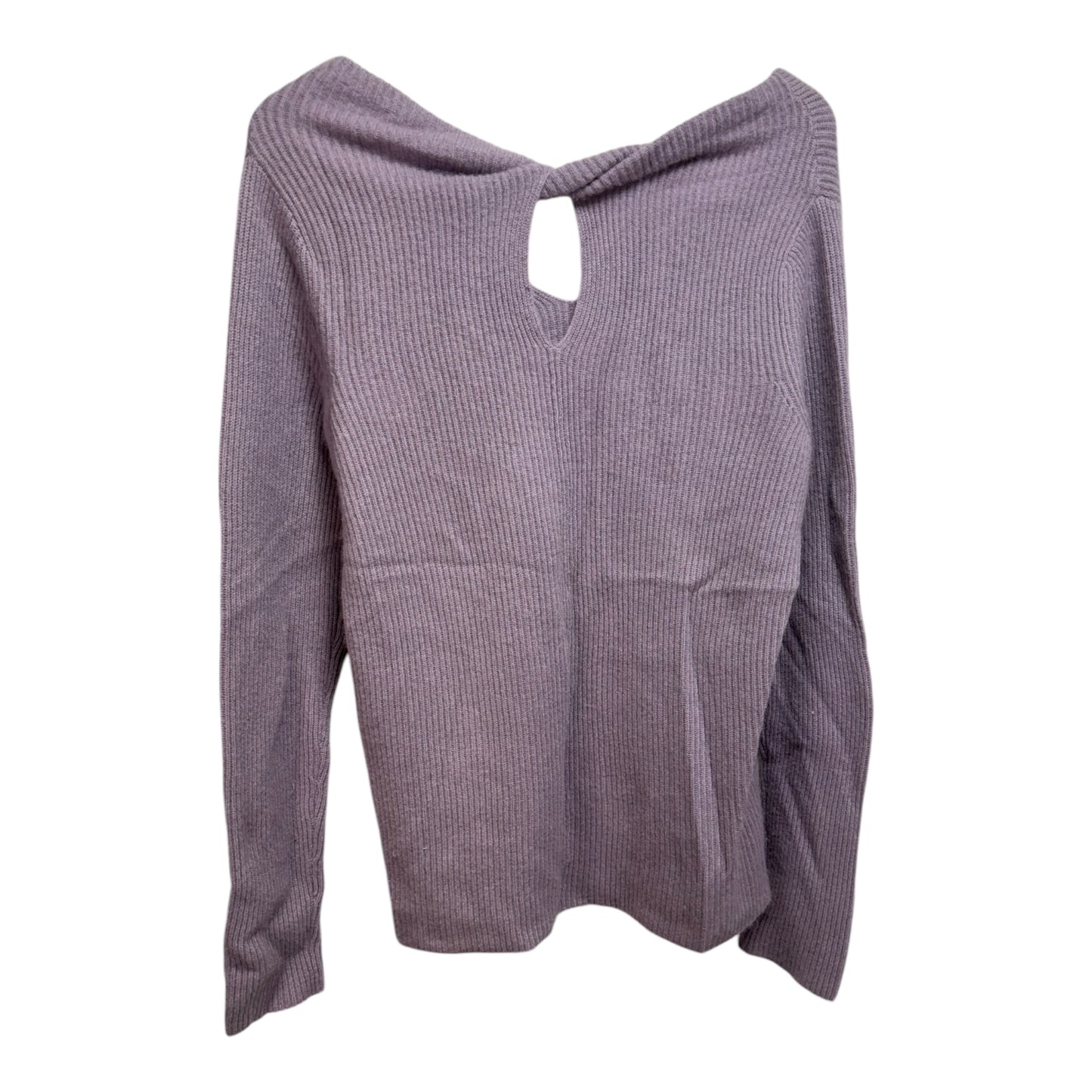 Twist Back Sweater Cashmere By Unwine In Purple, Size: M