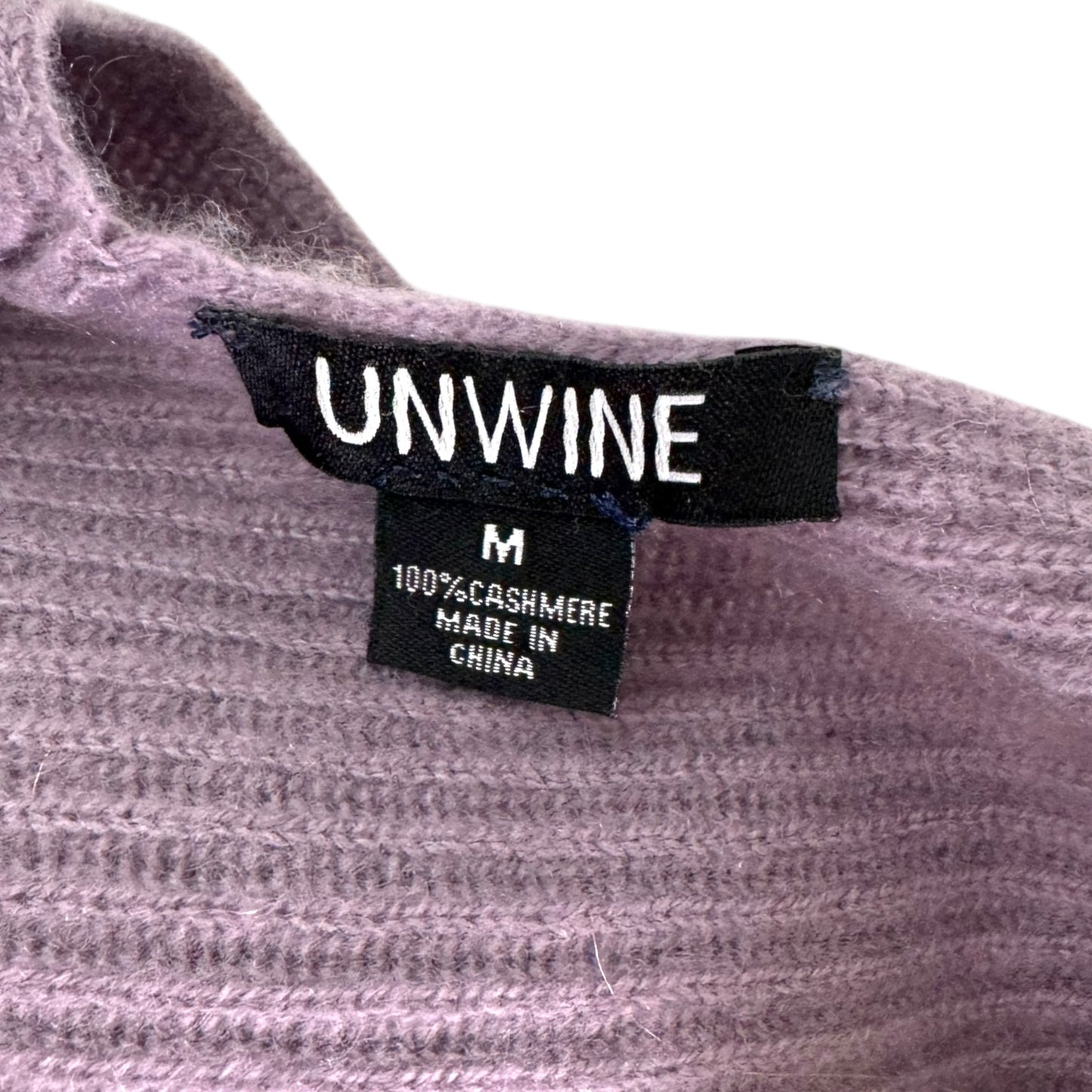 Twist Back Sweater Cashmere By Unwine In Purple, Size: M