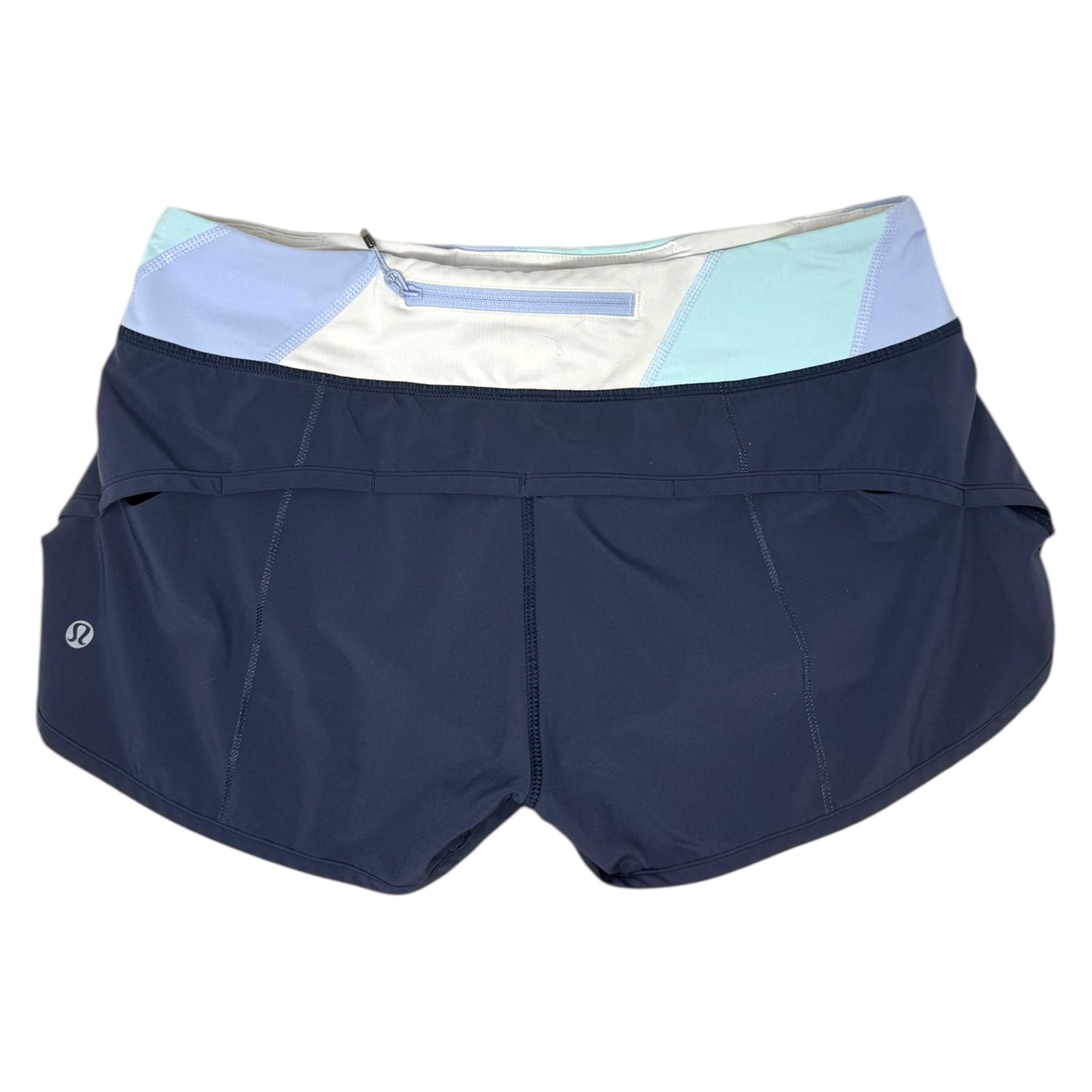 Athletic Shorts By Lululemon In Blue, Size: 6