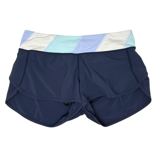 Athletic Shorts By Lululemon In Blue, Size: 6