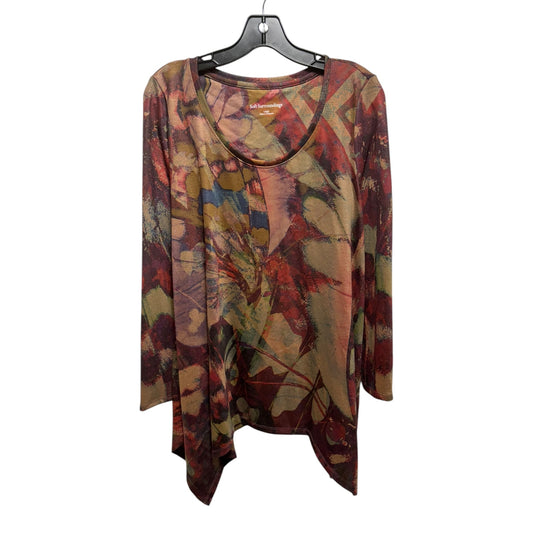 Top Long Sleeve By Soft Surroundings In Multi-colored, Size: L