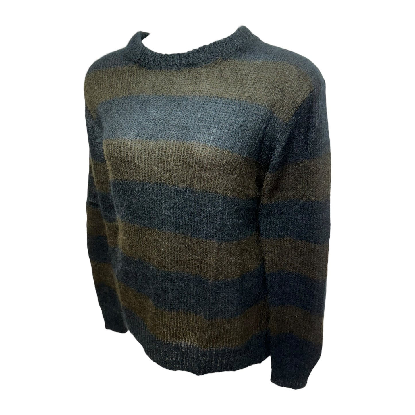 Mohair Blend Sweater By BLK DNM In Striped Pattern, Size: S