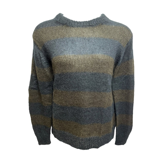 Mohair Blend Sweater By BLK DNM In Striped Pattern, Size: S