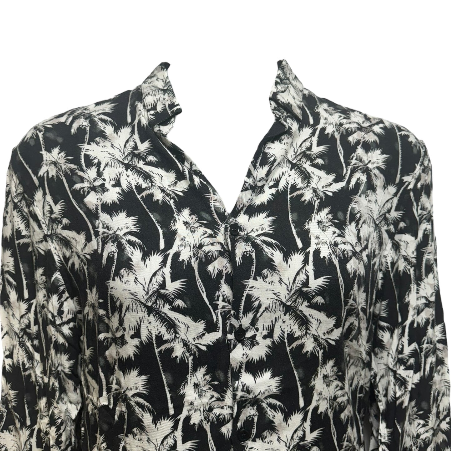 Blouse Long Sleeve By The Kooples In Tropical Print, Size: M