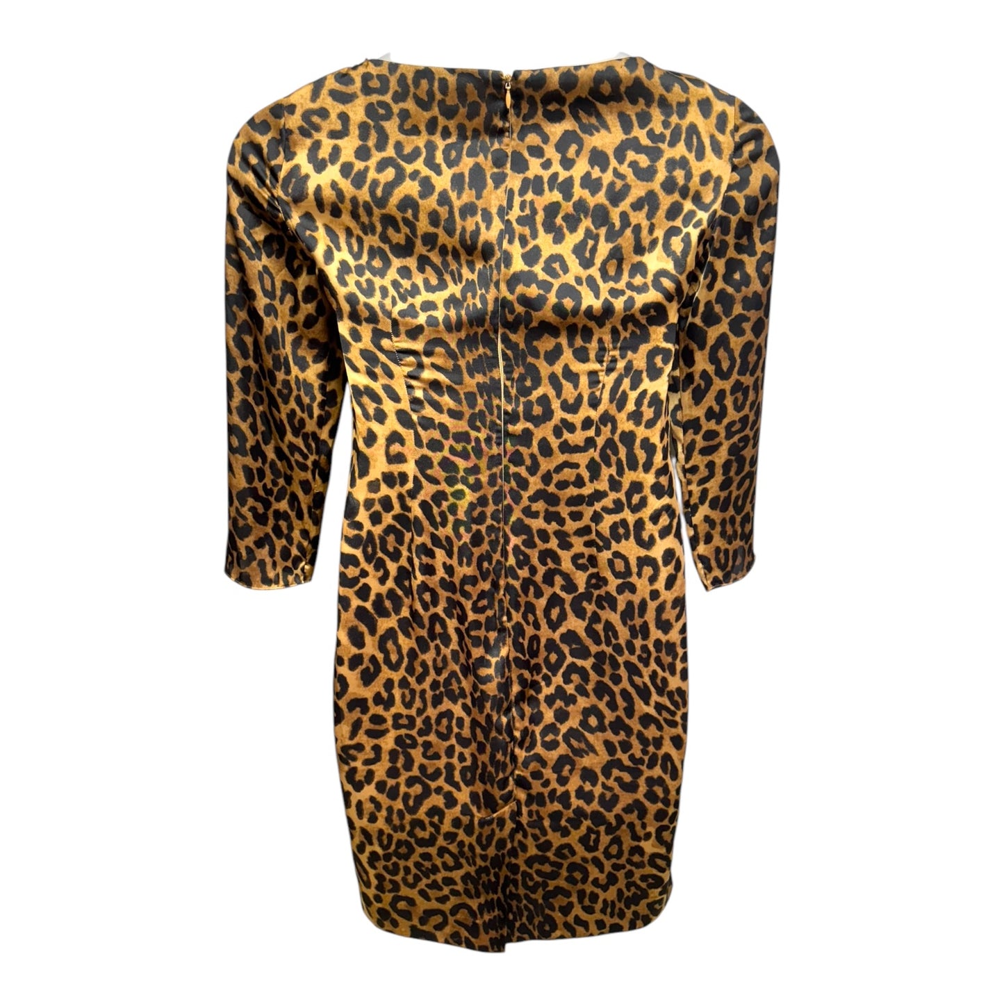 Leopard Dress Casual Midi By Jones New York In Animal Print, Size: 6