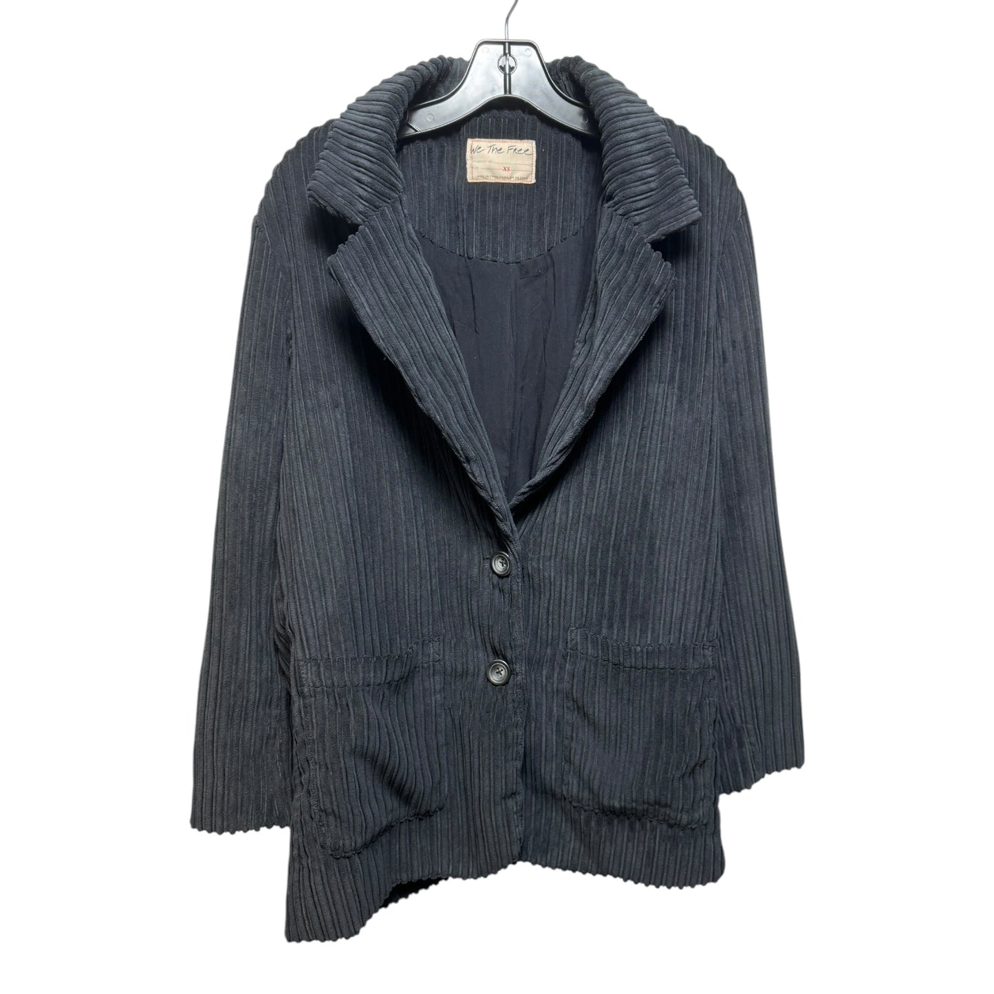 Everly Corduroy Velvety Oversized Blazer By We The Free In Black, Size: Xs