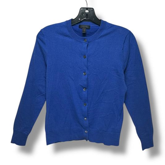 Sweater Cardigan By J. Crew In Blue, Size: M