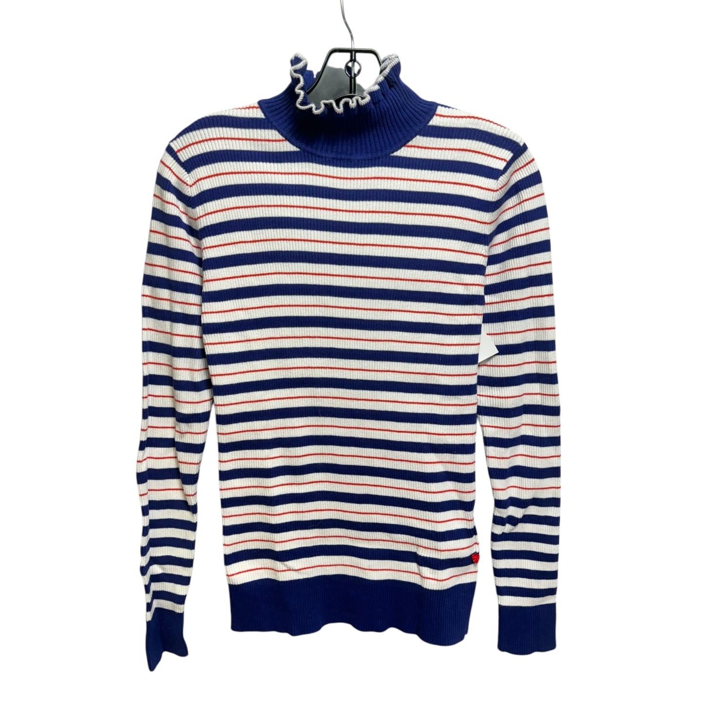 Sweater By Scotch & Soda In Blue & Red & White, Size: L