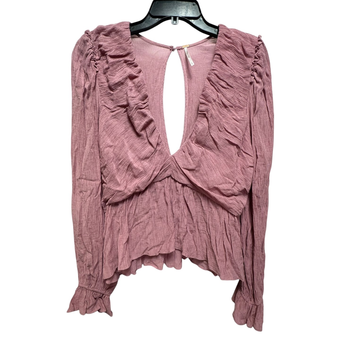 Daia Long Sleeve Top By Free People In Mountain Flower Pink, Size: L