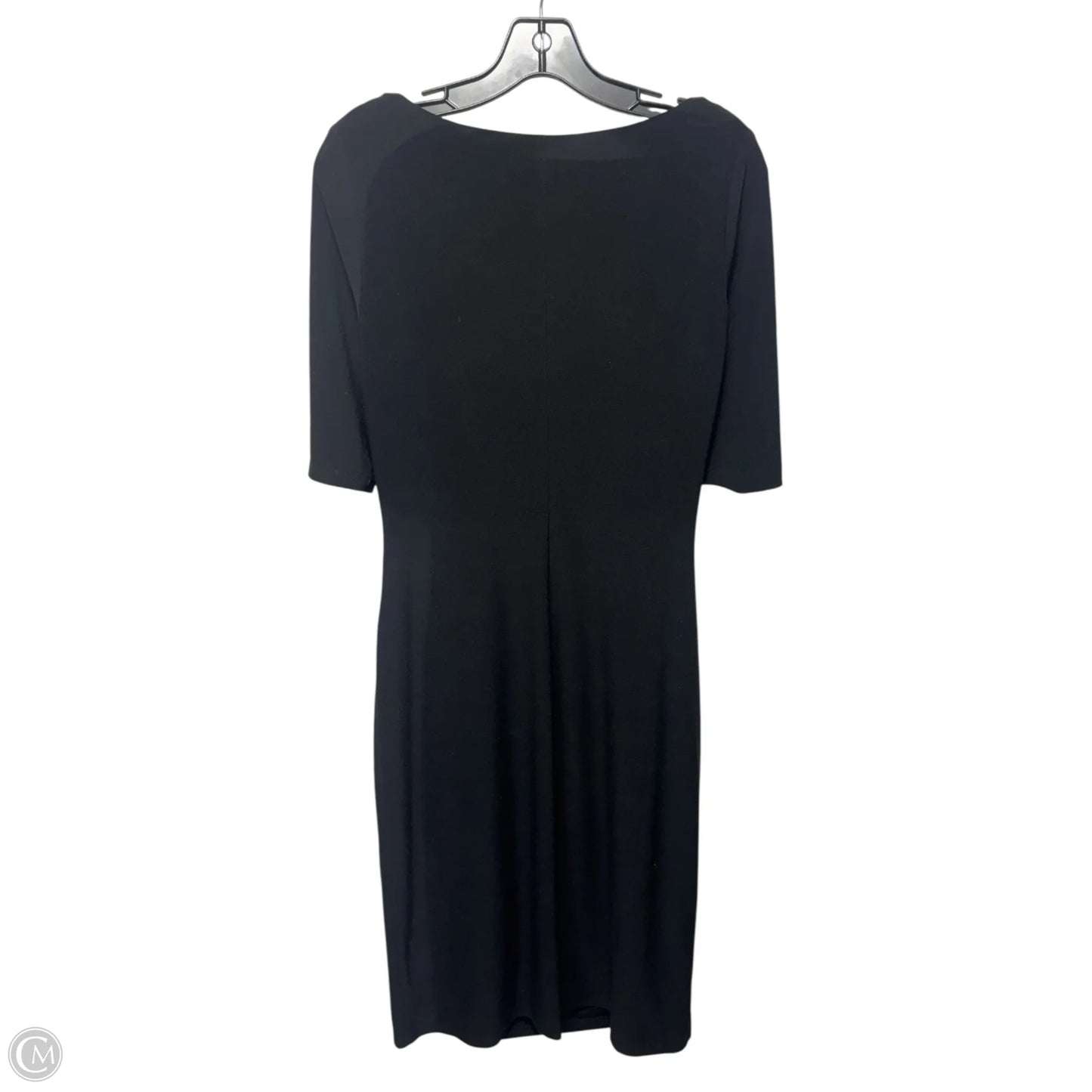Dress Casual Midi By Lauren By Ralph Lauren In Black, Size: 8