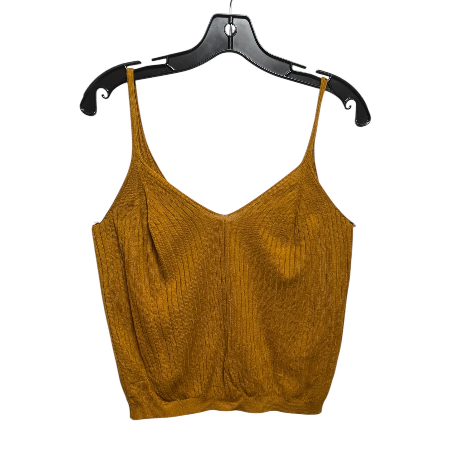 Ribbed Tank Top By Anthropologie In Brown, Size: M