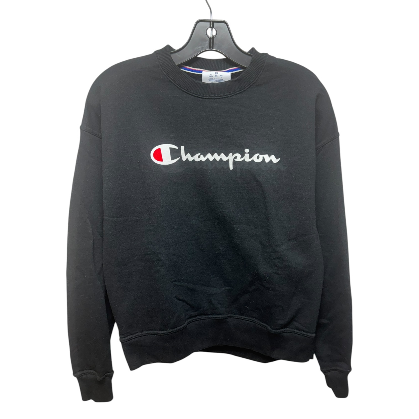 Athletic Top Long Sleeve Crewneck By Champion  Size: Xs