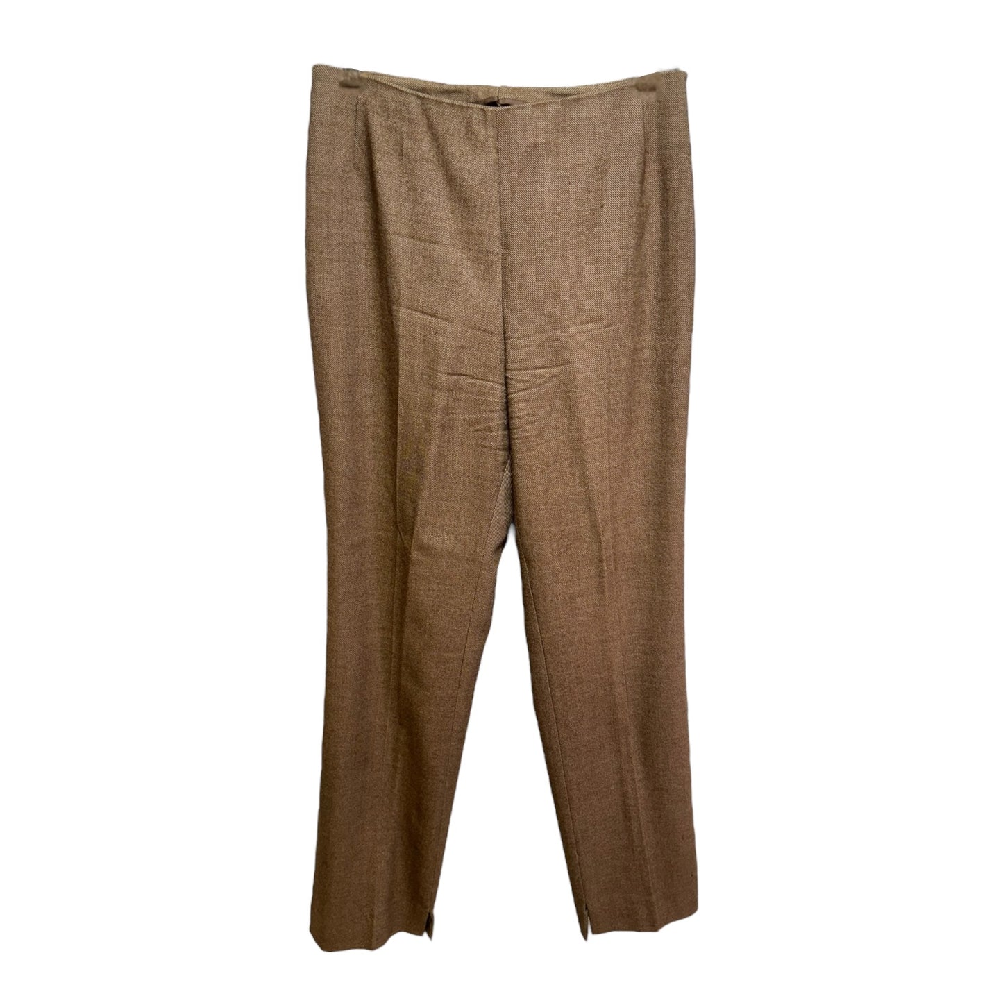 Wool Trouser Pants Dress By Akris Punto In Brown, Size: 6