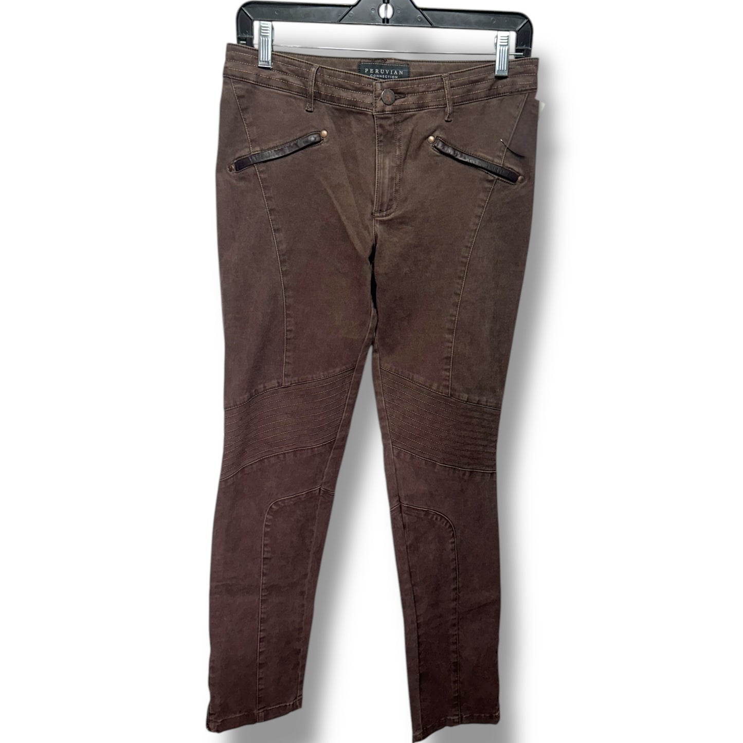 Motorcycle Pants By Peruvian Connection In Brown, Size: 4