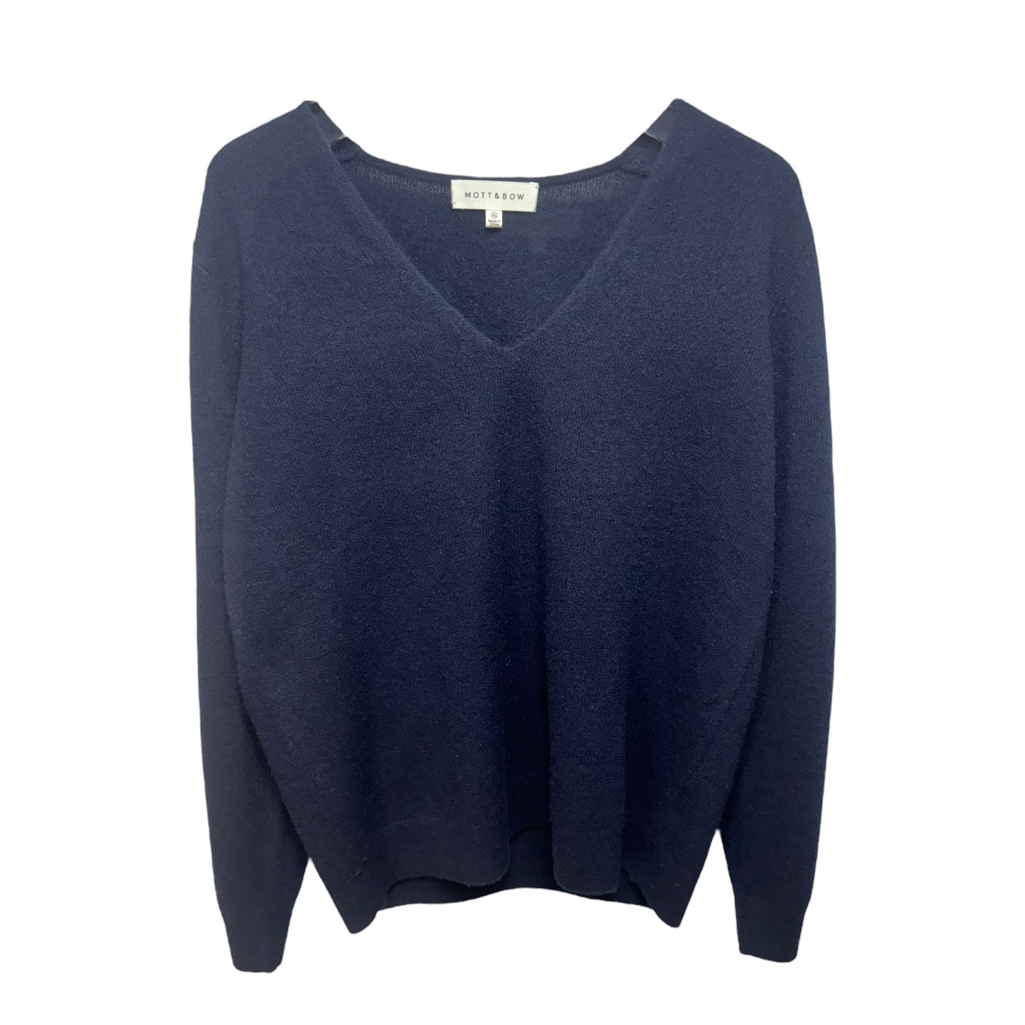 Sweater Cashmere By Mott & Bow In Navy, Size: Xl