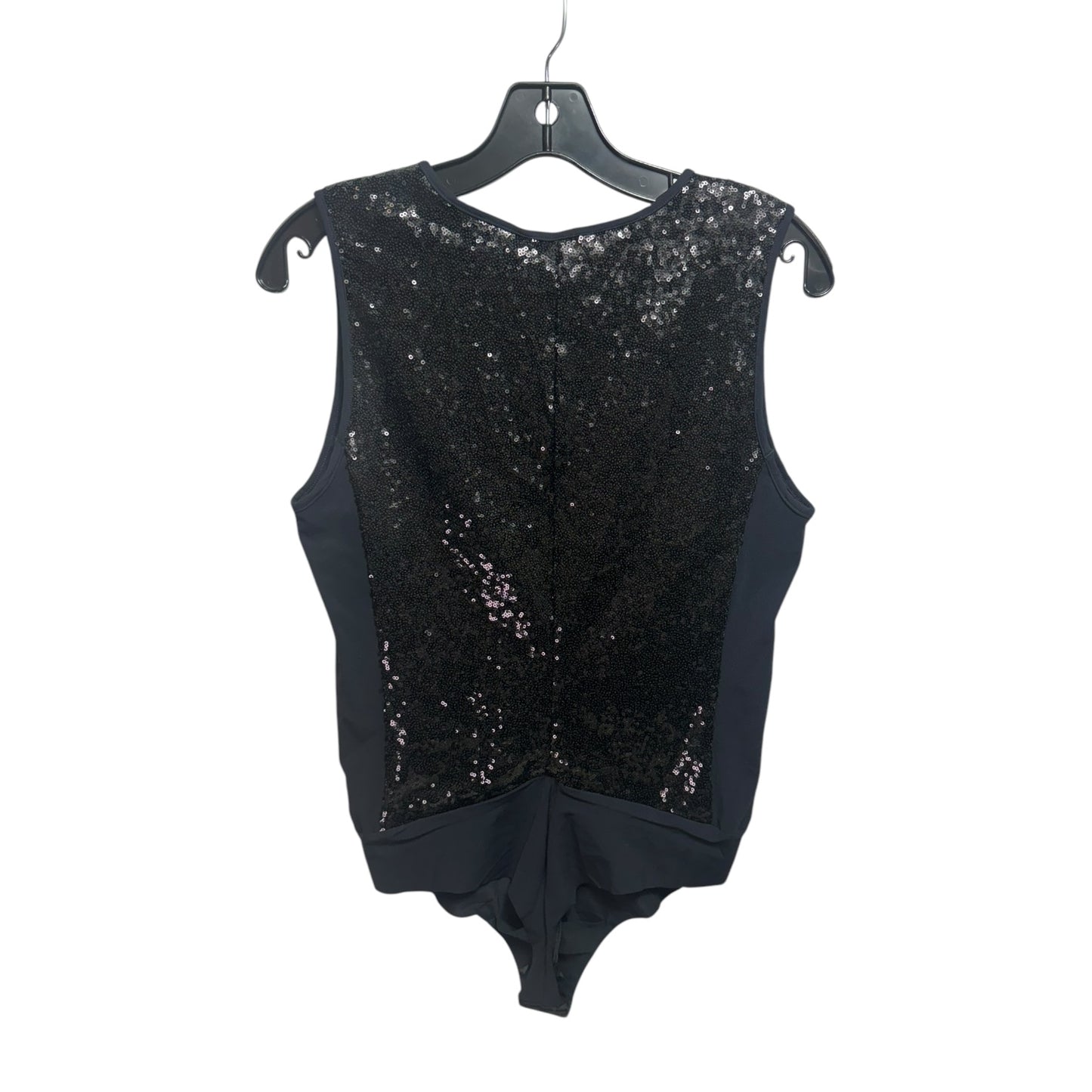 Sequin Bodysuit By Commando In Black, Size: L