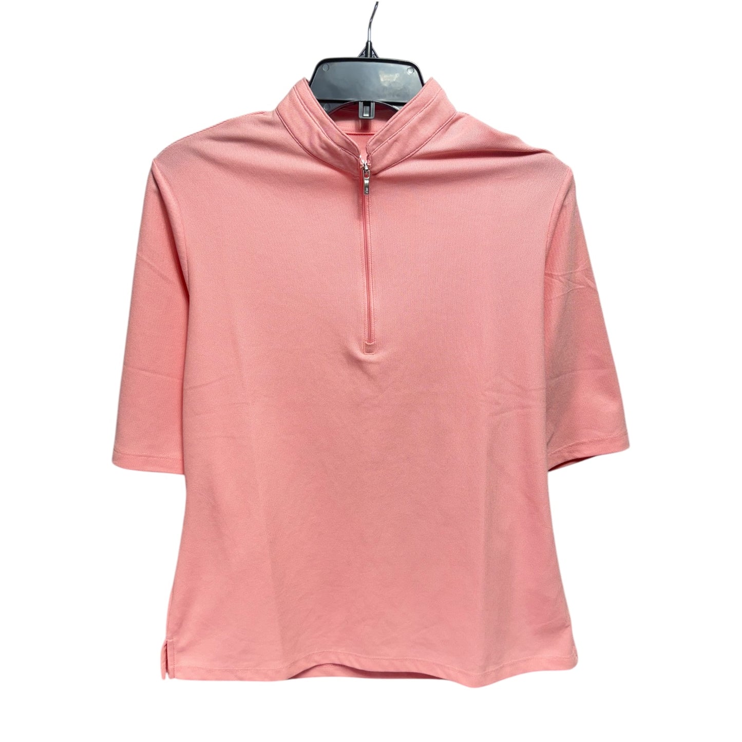 Athletic Top Short Sleeve By Nivo In Pink, Size: L