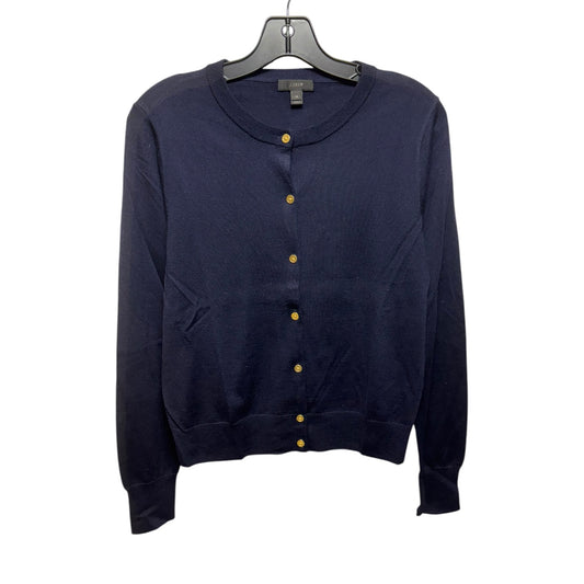 Sweater Cardigan By J. Crew In Navy, Size: M