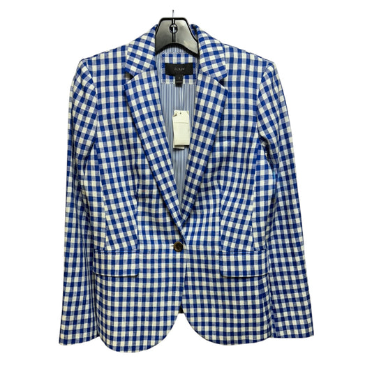 Blazer By J. Crew In Checkered Pattern, Size: 4