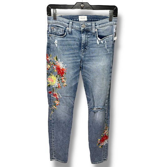 Jeans Skinny By Hudson In Floral Print, Size: 2