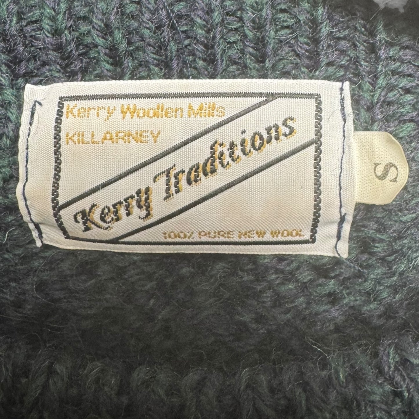 Wool Sweater By Kerry Traditions In Green, Size: S