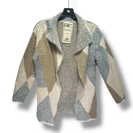 Sweater Cardigan By Vintage In Multi-colored, Size: M