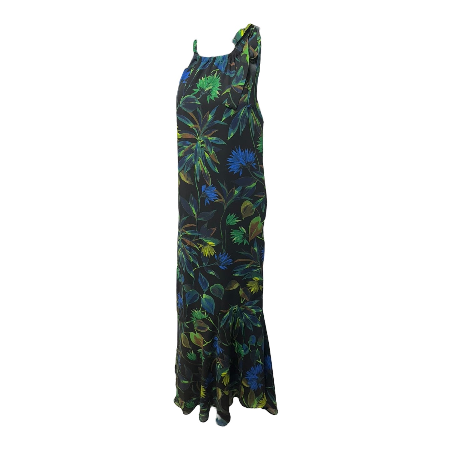 Dress Casual Maxi By Just Taylor In Tropical Print, Size: 4